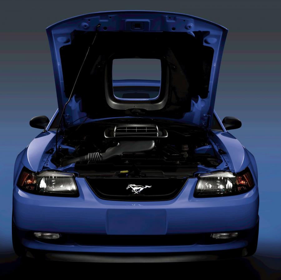 Моторный отсек Ford Mustang Mach I 2003 года  (фото 23 из 25)